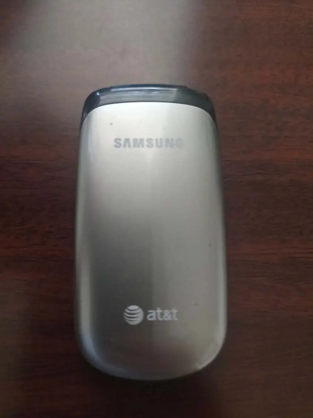 AT&T Samsung SGH-A107 Flip Cell Cellular Phone Silver and Black